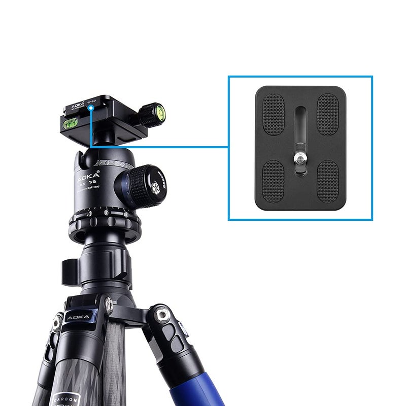 AOKA Quick Release Plate Fits Arca-Swiss Standard for Camera Tripod Ballhead (TY50) - Image 4